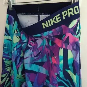 Nike Pants Jumpsuits Nike Pro Drifit Medium Tropical Floral
